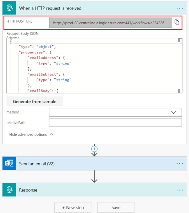 When a HTTP request is received
